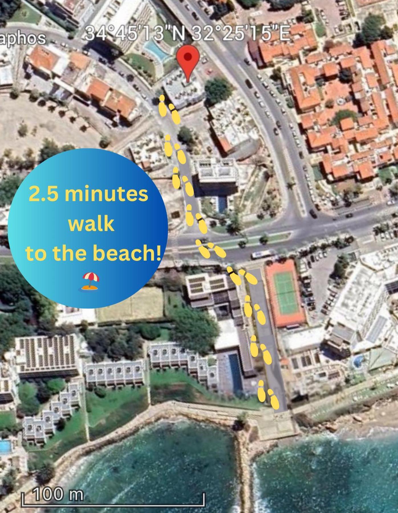 Dreamy 2 Bed Apartment By The Sea Paphos Exteriör bild